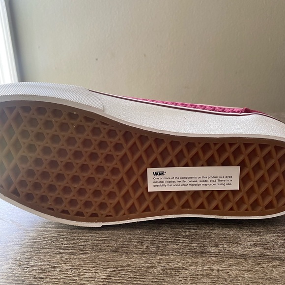 Vans Burgundy Old Skool Canvas Shoe - Picture 6 of 7